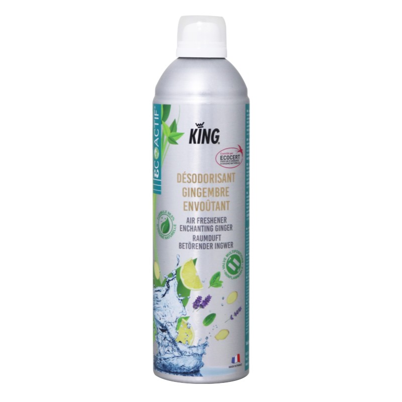 Geruchsvernichter Ecocert - Betörender Ingwer - King - 400-ml-Spraydose